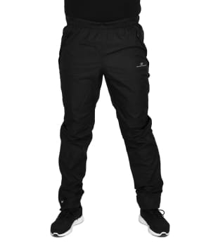 man wearing black 25 layer pant 2