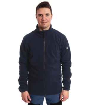 man wearing navy micro fleece jacket 1 1