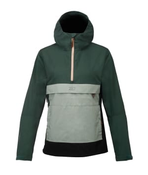 7612910 Lidhult Anorak forest green front