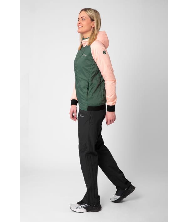 7613909 Krusbo light padded jacket forest green front