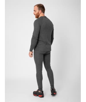 2117 7153910 pauki merino polyester men underwear baselayer set pants top grey