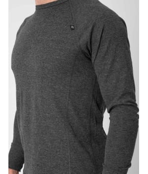 2117 7153910 pauki merino polyester men underwear baselayer set pants top grey