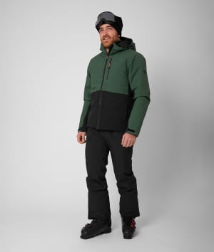 2117 7513923 7523923 men sala light padded ski jacket pants black forest green a