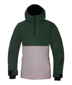 2117 7613926 women myre ski anorak jacket forest green a