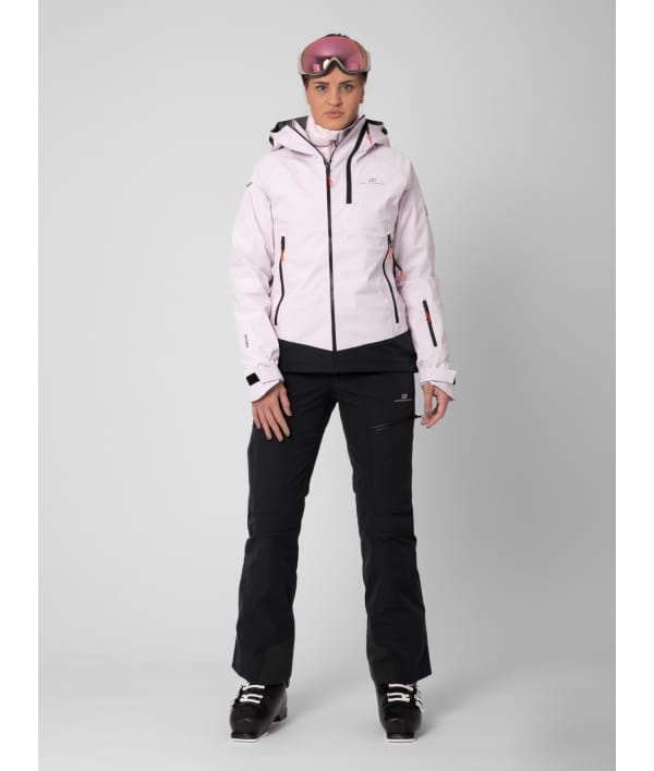 2117 7613929 women kuolpa 3 layer shell ski jacket soft pink a