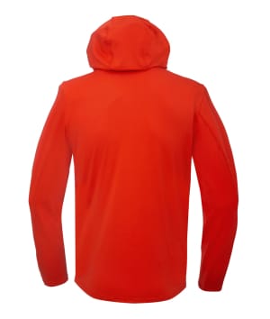 2117 7813936 men skoges powerstretch fleece hoodie jacket red orange a