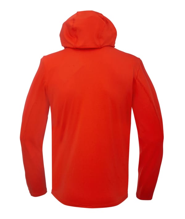 2117 7813936 men skoges powerstretch fleece hoodie jacket red orange a