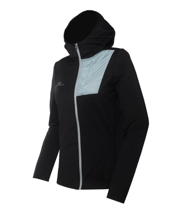2117 7913936 women skoges powerstretch fleece hoodie jacket black a