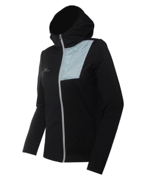 7913936 women skoges powerstretch fleece hoodie jacket black b