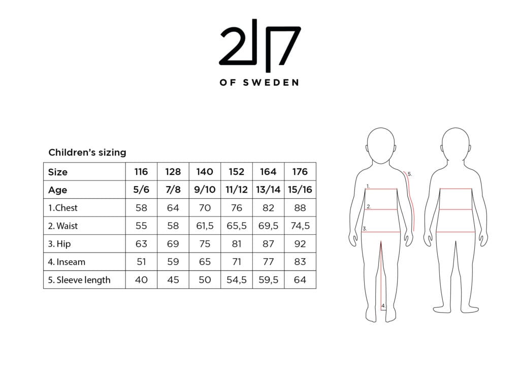2117 Childrens sizing AW23 new