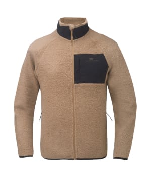 2117 7814925 men skord wool pile jacket kitt front