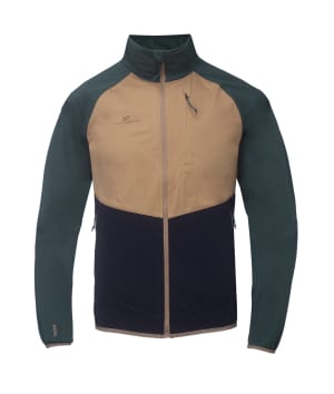 2117 7814915 men vassbacken thin softshell jacket forest green front